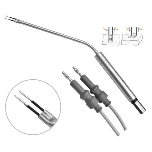 Bipolar electrode for - electrode, nose